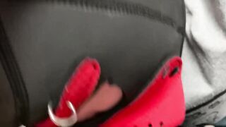 Puppy Slave Chokes Massive Uncut Cock Gushing Cum Wreckage
