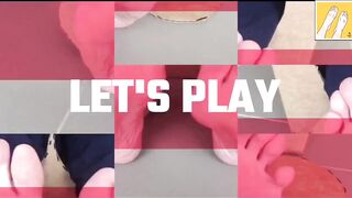 Hole Ripped Work Socks Choke Cum Gushing Manly Foot Dom