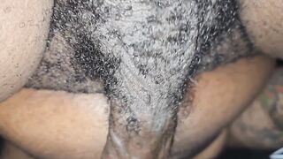 Huge Hairy Uncut Cock Tease Jacks Gushing Cum Explosion