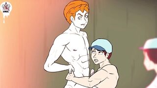 Professor Pounds Backpack Twink Ass Gushing Cum Explosion