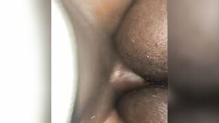 Dawg Pounds Big Black Ass Bareback Creampie Gushin Out