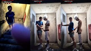 English Lad Chokes Aussie Twink Gushing Cum Under Hyde Park Roundabout