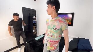 Big Black Cock Annihilates Skinny White Ass Gushing Cum Flood