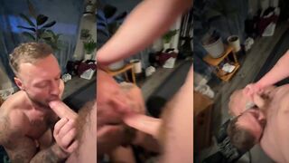 BWC Hung Beast Chokes Gay Throat Gushing Cum Swallow Destroyed