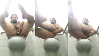 Bear Fists Ass Destroyed Gushing Prostate Cum Work Toilet Wreck
