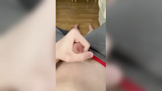 Uncut Twink Cock Milked Dry Gushing Cum Dripping Mess Explosion