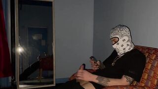 Masked Uber Papi Annihilates Fat Ass Creampie Flood