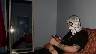 Masked Uber Papi Annihilates Fat Ass Creampie Flood