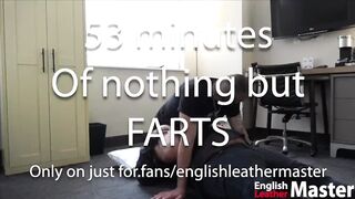 Chubby Daddy Farts Destroy Face Worshippers Gushing Cum Load