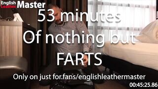 Chubby Daddy Farts Destroy Face Worshippers Gushing Cum Load