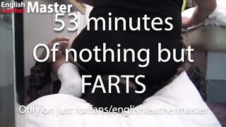 Chubby Daddy Farts Destroy Face Worshippers Gushing Cum Load