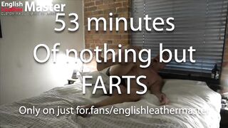 Chubby Daddy Farts Destroy Face Worshippers Gushing Cum Load
