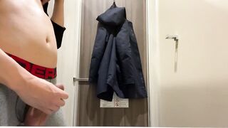 Asian Twink Jerks Defeated Underwear Till Mall Cum Gush