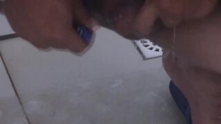 Hairy Jock Ass Cock Shaved Bare Big Load Gushes Out