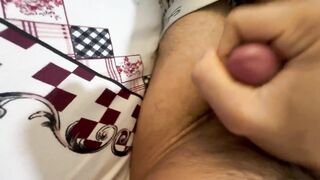 Gushing Cum Tsunami Destroys Neighbor's Bed Raw