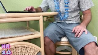 StepMom Nude Laptop Drenched By Hung Jock Cum Explosion