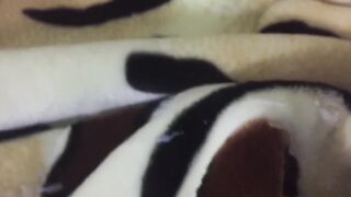 Gushing Cum Tsunami Destroys Soft Gay Fur Mink Blanket