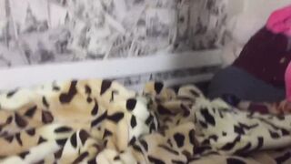 Gushing Cum Tsunami Destroys Soft Gay Fur Mink Blanket