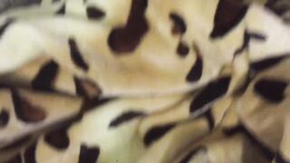 Gushing Cum Tsunami Destroys Soft Gay Fur Mink Blanket