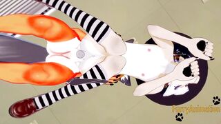 Furry yaoi fox dog yiff rough hard fuck raw anime