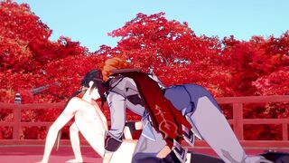 Zhongli destroyed by Yaoi anal creampie in Genshin Impact 3D naked