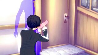 Kirito's bareback creampie ruined by tight twink ass