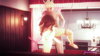 Final Fantasy Yaoi Aerith Femboy Gets Destroyed with Creampie Rough Anal