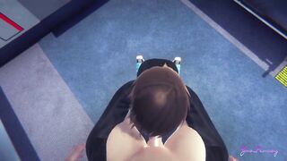 Train Car Twink Sissy Gets Creampie Slurped Raw