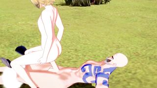 Ezreal destroyed by rough Braum POV big cock twink gets creampie