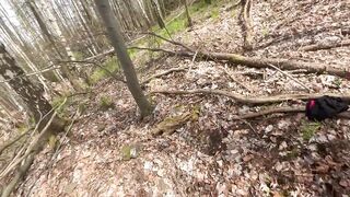 Hans and Tobias destroy a random whore in the park hardcore public cumshot
