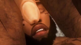 Couch Fucked By Black Studs in Sims 4 Bareback