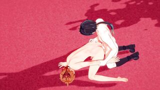 Genshin Impact Yaoi Tartaglia Dogy Style Zhongli Bareback Creampie