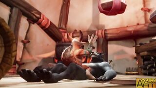Tripple P Ayasz gets wrecked rough gay vulpera fucked