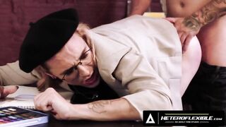 Femboy artist axel rose destroyed by college jock clark delgaty rough big dick fucking inspiration