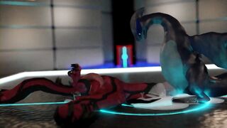 Lugia destroys Yveltal 69 dom while cum inflates gay belly raw animation