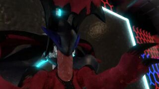 Lugia destroys Yveltal 69 dom while cum inflates gay belly raw animation