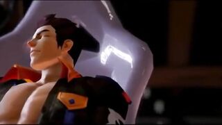 Bareback 3D Japanese cartoon giant dick animation crushed with deep cum shots