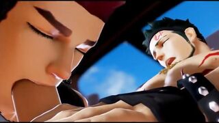 Bareback 3D Japanese cartoon giant dick animation crushed with deep cum shots