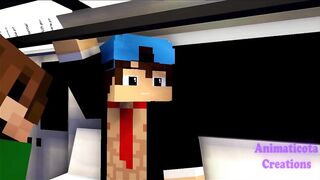 Minecraft Gay Dick Fucked in Metro Deepthroat Cum Swallow