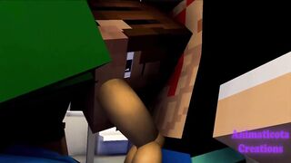 Minecraft Gay Dick Fucked in Metro Deepthroat Cum Swallow