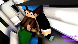 Minecraft Gay Dick Fucked in Metro Deepthroat Cum Swallow