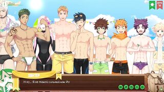 Swimming Trunk Competition ends with wet cut twink blowjobs