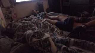 Straight friend destroys you in bed while he jackhammers his thick rod