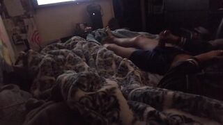 Straight friend destroys you in bed while he jackhammers his thick rod
