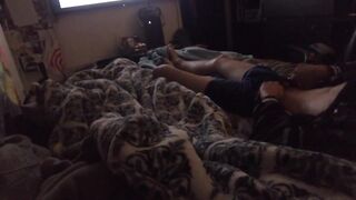 Straight friend destroys you in bed while he jackhammers his thick rod