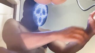 Masked Man Crushes Sex Doll Squirted By His Black BBC