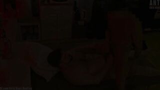 Gym Hunk Blowjob that turns into a raw cum drenched lockerroom threesome