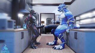 Kaito gets his monster cock destroyed by Korozar’s growing muscle