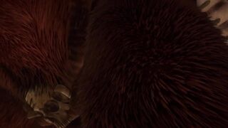 Big Lion Cums Deep Inside Minotaur Grok Raw Furry Gay Rampage