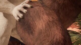Big Lion Cums Deep Inside Minotaur Grok Raw Furry Gay Rampage